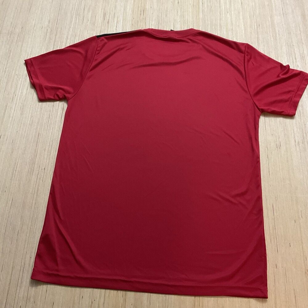São Paulo SPFC Soccer  T-Shirt Red Black Large Grande Short Sleeve - Picture 2 of 7